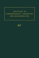 Cover of: Advances in Carbohydrate Chemistry & Biochemistry by 