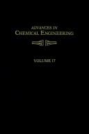 Cover of: Advances in Chemical Engineering by James Wei, John L. Anderson