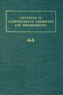 Cover of: Advances in carbohydrate chemistry and biochemistry.