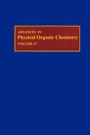 Cover of: Advances in physical organic chemistry.