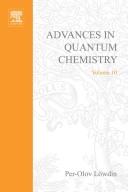 Advances in Quantum Chemistry by Per-Olov Lowdin