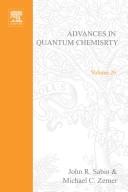 Cover of: Advances in quantum chemistry.