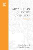 Cover of: Advances in Quantum Chemistry
