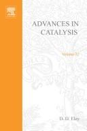 Cover of: Advances in Catalysis