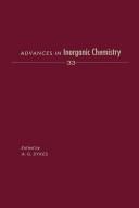 Cover of: Advances in Inorganic Chemistry by A. G. Sykes
