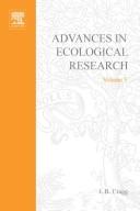 Cover of: Advances in Ecological Research (Advances in Ecological Research, 5)