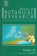 Cover of: Advances in Botanical Research, Volume 20: Volume 20 (Advances in Botanical Research)