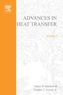 Cover of: Advances in Heat Transfer by Thomas F. Irvine