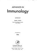 Cover of: Advances in Immunology by Frank J. Dixon