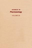 Cover of: Advances in Pharmacology