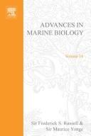 Cover of: Advances in Marine Biology