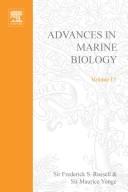Cover of: Advances in Marine Biology