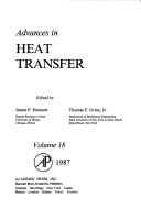 Cover of: Advances in heat transfer. by edited by James P. Hartnett, Thomas F. Irvine, Jr..