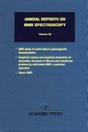 Annual Reports on NMR Spectroscopy, Volume 36 by Graham A. Webb