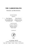 Cover of: The Carbohydrates: Chemistry and Biochemistry (Volume 1 Part B)