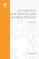 Cover of: Advances in Electronics and Electron Physics