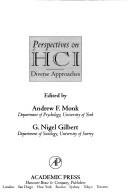 Cover of: Perspectives on HCI: Diverse Approaches (Computers and People)