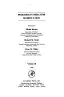 Cover of: Progress in Behavior Modification by Michel Hersen, Richard M. Eisler