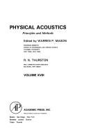 Cover of: Physical Acoustics by Warren P. Mason, Warren P. Mason