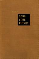 Cover of: Solid State Physics by Frederick Seitz