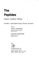 Cover of: Opioid Peptides: Biology, Chemistry, and Genetics (Peptides : Analysis, Synthesis, Biology, Vol 6)