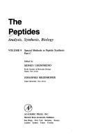 Cover of: The Peptides by edited by Sidney Udenfriend, Johannes Meienhofer. Vol.9, Special methods in peptide synthesis. Pt.C.
