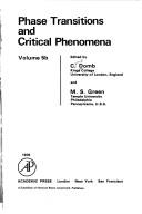 Cover of: Phase Transitions and Critical Phenomena/Volume 5A (Phase Transitions and Critical Phenomena)