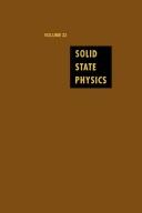Cover of: Solid State Physics | Frederick Seitz