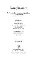 Cover of: Lymphokines by Edgar Pick, Edgar Pick