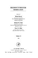 Cover of: Progress in behavior modification by edited by Michel Hersen, Richard M. Eisler, Peter M. Miller. Vol.13.