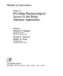 Cover of: Providing Pharmacological Access to the Brain by Thomas R. Flanagan, Dwaine F. Emerich