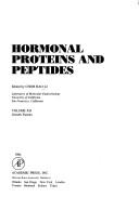 Cover of: Hormonal proteins and peptides