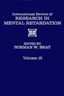 Cover of: International Review of Research in Mental Retardation