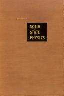 Cover of: Solid State Physics by Frederick Seitz