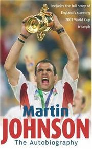 Cover of: Martin Johnson Autobiography