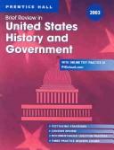 Brief review in United States history and government by Bonnie-Anne Briggs