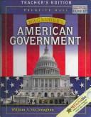 Cover of: American Government (Magruder's)
