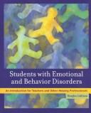 Cover of: Students with Emotional and Behavior Disorders: An Introduction for Teachers and Other Helping Professionals