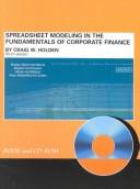 Cover of: Spreadsheet Modeling in the Fundamentals of Corporate Finance