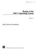 Cover of: Design of the Osf/1 Operating System: Release 1.2 (Osf/1 Operating System)