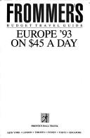 Cover of: Europe on 45 Dollars a Day (Frommer's Budget Travel Guide)