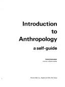 Cover of: Introduction to anthropology: A self-guide