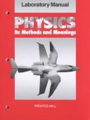 Cover of: Laboratory Manual for PHYSICS: Its Methods and Meanings