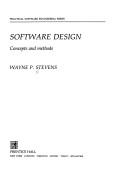 Cover of: Software Design by Wayne P. Stevens