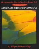 Cover of: Multimedia Mathpro Explorer 4.0: Basic College Mathematics : Student Version