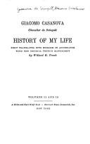 Cover of: History of My Life: Volumes 11 and 12