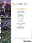 Cover of: A Place to Dream: Grade 3/Book 1 (HBJ treasury of literature)