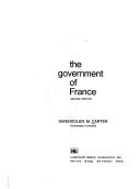 Cover of: The government of France