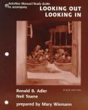 Cover of: Activities Manual/Study Guide to Accompany Looking Out/Looking in