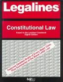 Cover of: Legalines: Constitutional Law  by Jonathan Neville, Jonathan Neville